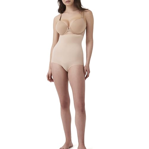 SPANX Shapewear für Damen Tummy Control High-Waisted Power Panties (Regular und Übergröße), Soft Nude, L von Spanx