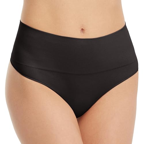 SPANX Shapewear für Damen Everyday Shaping Tummy Control Höschen String, Schwarz, M von Spanx