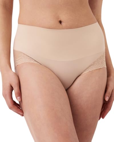 SPANX Undie-tectable Hi-Hipster-Spitzenhöschen,Beige (Soft Nude),XS von Spanx