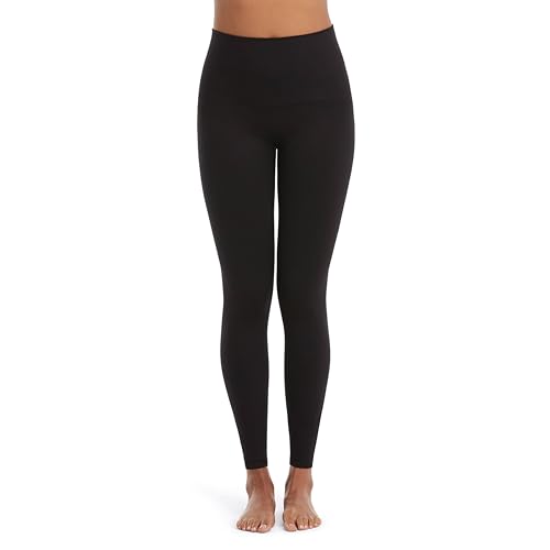 SPANX Leggings für Damen Look at Me Now Seamless Leggings, Very Black, M von Spanx