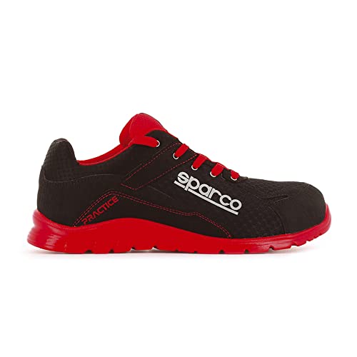 Sparco Unisex Practice Industrial Shoe, Black, 41 EU Sparco Unisex Practice Industrial Shoe, Black, 41 EU von Sparco