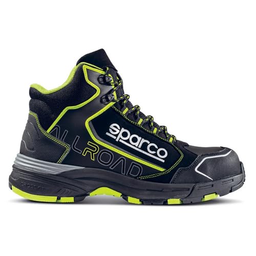 Sparco Allroad S3 SRC, Chaussures de Travail Anti-Chance Mixte, Fluo Jaune, 40 EU von Sparco