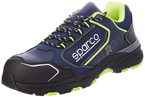 Sparco Allroad S3 SRC, Chaussures de Travail Anti-Chance Mixte, Fluo Jaune, 45 EU von Sparco