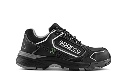 Sparco Unisex ALLROAD Industrial Shoe, Black, 40 EU von Sparco