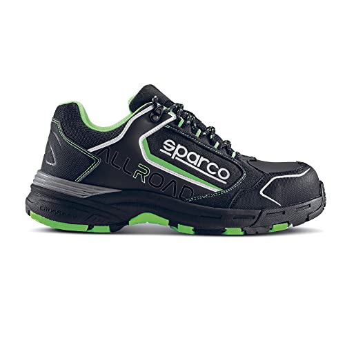 Sparco Unisex ALLROAD Industrial Shoe, Black, 43 EU von Sparco