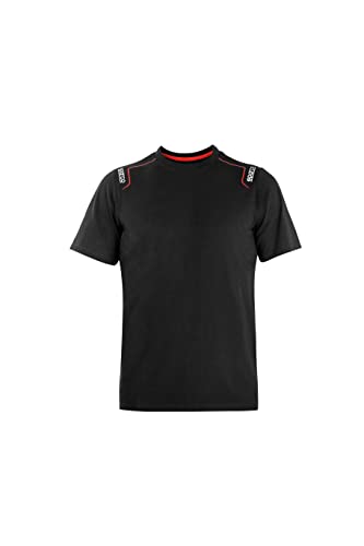Sparco Unisex Tech Stretch XXL Camisetas, Schwarz, XX Grande von Sparco