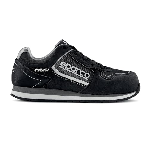 Sparco Unisex Max Industrial Shoe, Schwarz Grau, 45 EU von Sparco