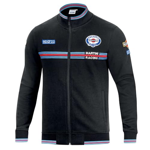 Sparco Unisex Martini Racing Sweatshirt Navy Standard Erwachsene, mehrfarbig, X-Large von Sparco