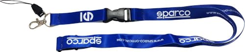 Sparco Offizielles Lanyard, Blau, bunt, 42/50 EU von Sparco