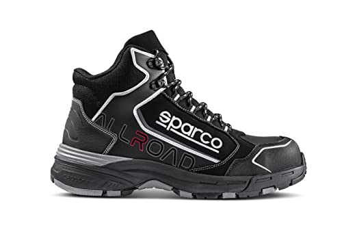 Sparco Unisex ALLROAD-H Industrial Shoe, Black, 43 EU von Sparco