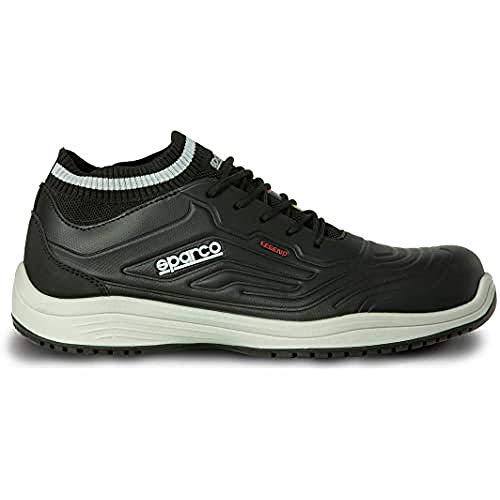 Sparco Unisex Legend Industrial Shoe, Black, 45 EU, Schwarz von Sparco