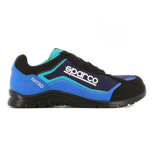 Sparco Unisex Nitro Industrial Shoe, Nero e Grigio, 47 EU von Sparco
