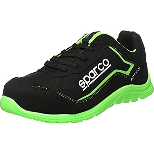 Sparco Unisex Nitro Industrial Shoe, Black, 47 EU von Sparco