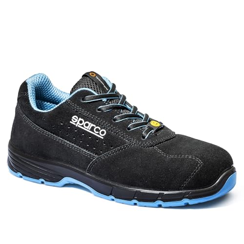 Sparco Unisex Horizon Industrial Shoe, Schwarz/Celeste, 39 EU Sparco Unisex Horizon Industrial Shoe, Schwarz/Celeste, 39 EU von Sparco