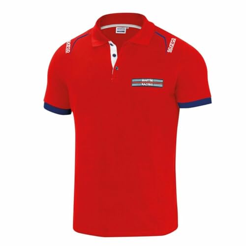 Sparco Unisex Martini Racing Poloshirt, Rojo, XX-Large Regular von Sparco