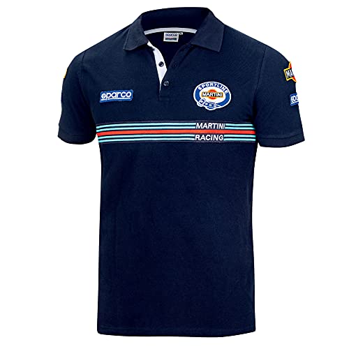 Sparco Unisex Martini Racing Poloshirt, bunt, 42/50 EU von Sparco