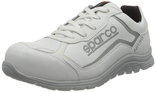 Sparco Unisex Nitro Industrial Shoe, Bianco, 41 EU von Sparco