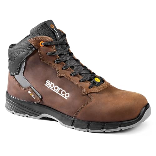 Sparco Unisex Targa Industrial Shoe, Marrone Scuro, 37 EU von Sparco
