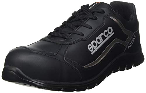Sparco - Nitro Mikko ESD S3L SR FO - Unisex-Sicherheitsschuhe zum Laufen - Wasserabweisende Arbeitsschuhe - Zehenschutzkappe aus Verbundmaterial - rutschfeste Sohle - Atmungsaktiv - EU 43 von Sparco