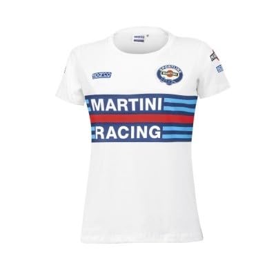 sparco Unisex Lady Martini-r Größe L Weiß t-Shirt, L von Sparco
