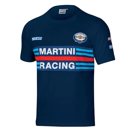 sparco Unisex Martini-r Größe XXXL Marineblau t-Shirt von Sparco
