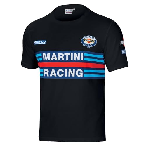 sparco Unisex Martini-r Größe XXXL Schwarz t-Shirt von Sparco