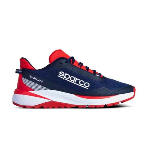sparco Unisex Botines S-Run Talla 44 Azul Marino/Rojo Oxford-Stiefel, bunt, EU von Sparco