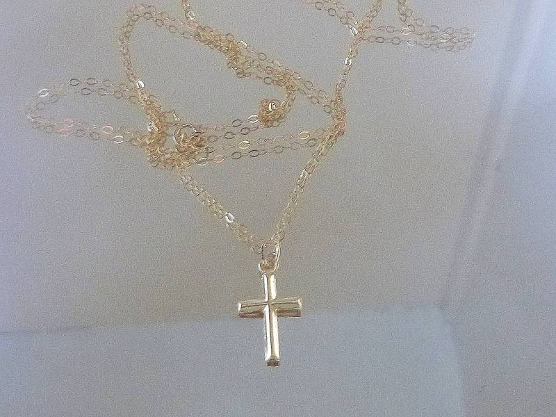 Kreuz Halskette, 14 K Gold Halskette Winzigen Gold Gefüllt Zierlichen Schmuck Kleine Schlichter Minimalistisch Kreuz Halskette, 14 K Gold Halskette Winzigen Gold Gefüllt Zierlichen Schmuck Kleine Schlichter Minimalistisch von Sparkklingjewels