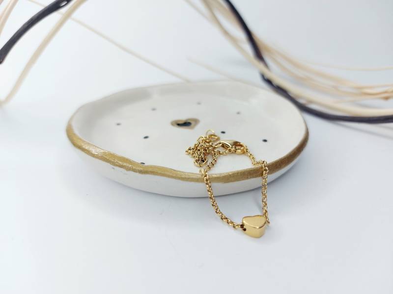 Ring Schale Ästhetisch Verlobung Schmuckschale Brautjungfer Geschenk Für Frauen Handgemachtes Ehering Herz Brauch Liebe von SparkleAndShineByD