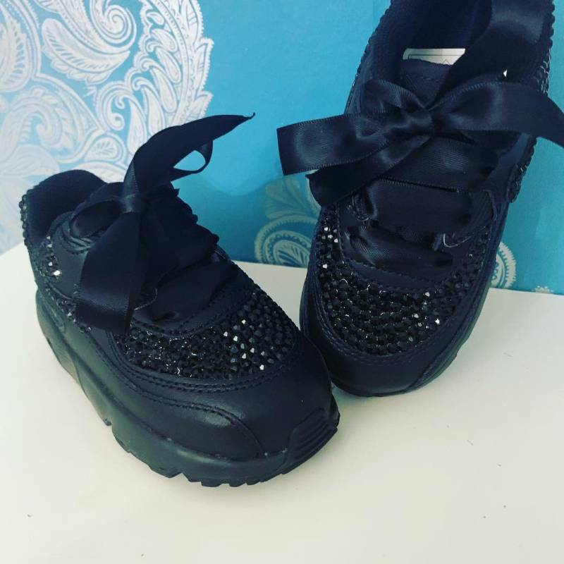 Nike Air Max 90 Schwarz Crystal von SparkleManiaBoutique