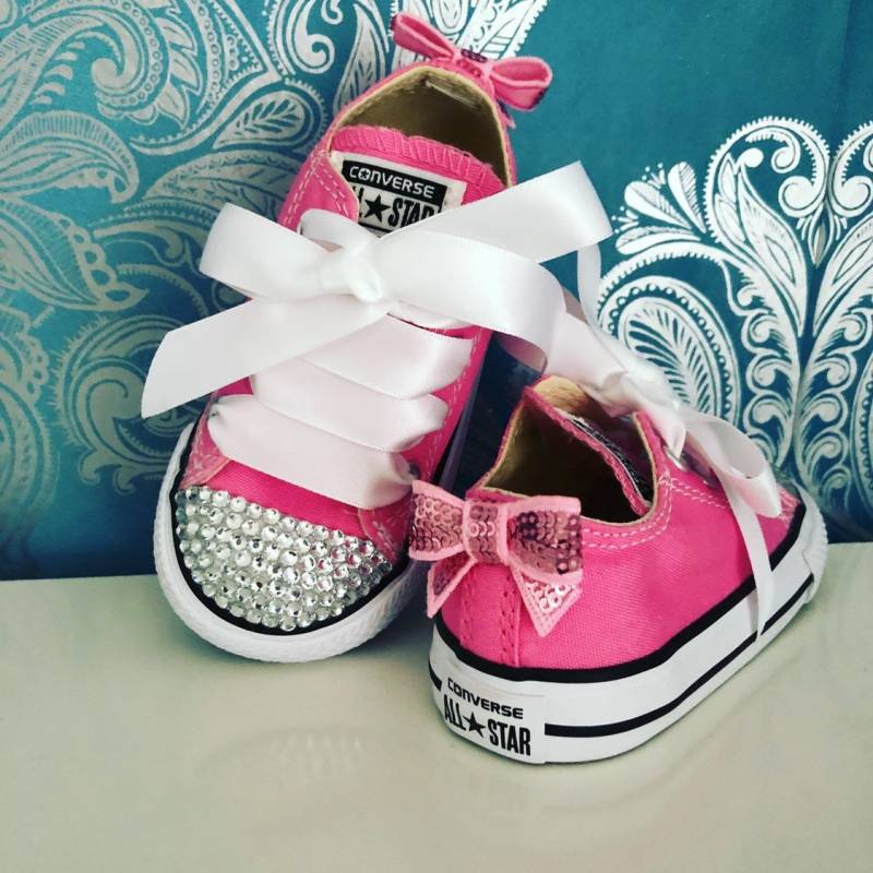Pinker Kristall Kleinkinder Convers von SparkleManiaBoutique