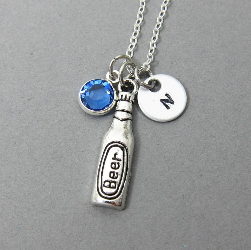 Bierflasche Halskette - Bier Liebhaber Halskette, Bierflasche, Alkohol Trinken von SparkleMod