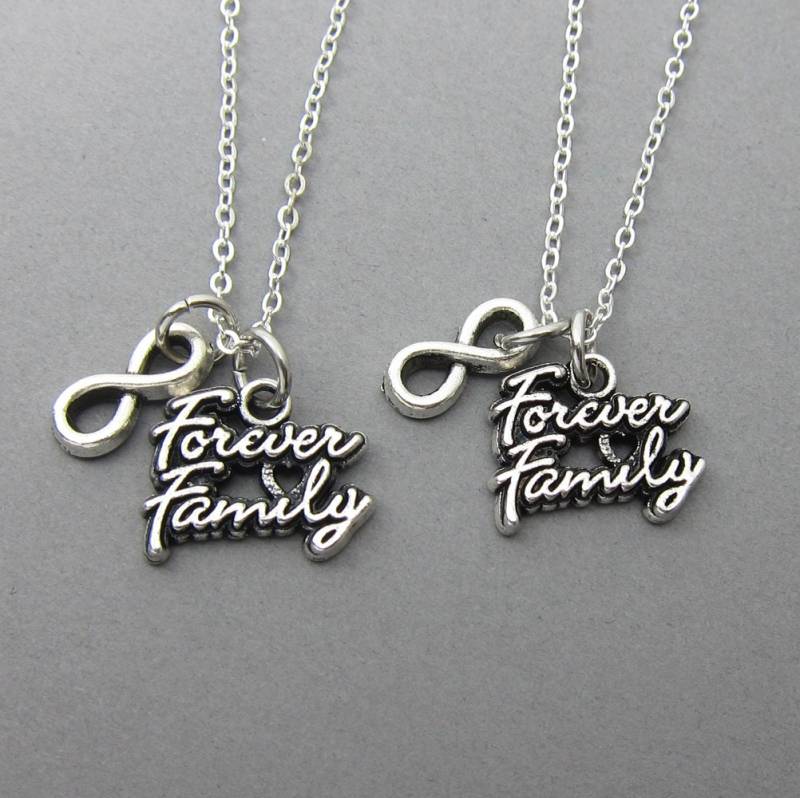 Forever Family Halskette - Benutzerdefinierte Familien Halskette, Familie Für Unendlichkeit, Unendlichkeitssymbol von SparkleMod