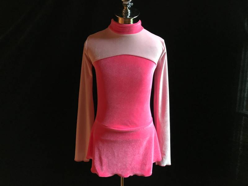 Pink Sparkle Wettbewerb Test Eiskunstlauf Kleid Mädchen X - Small, Small, Medium Und Large von SparkleSkatewear