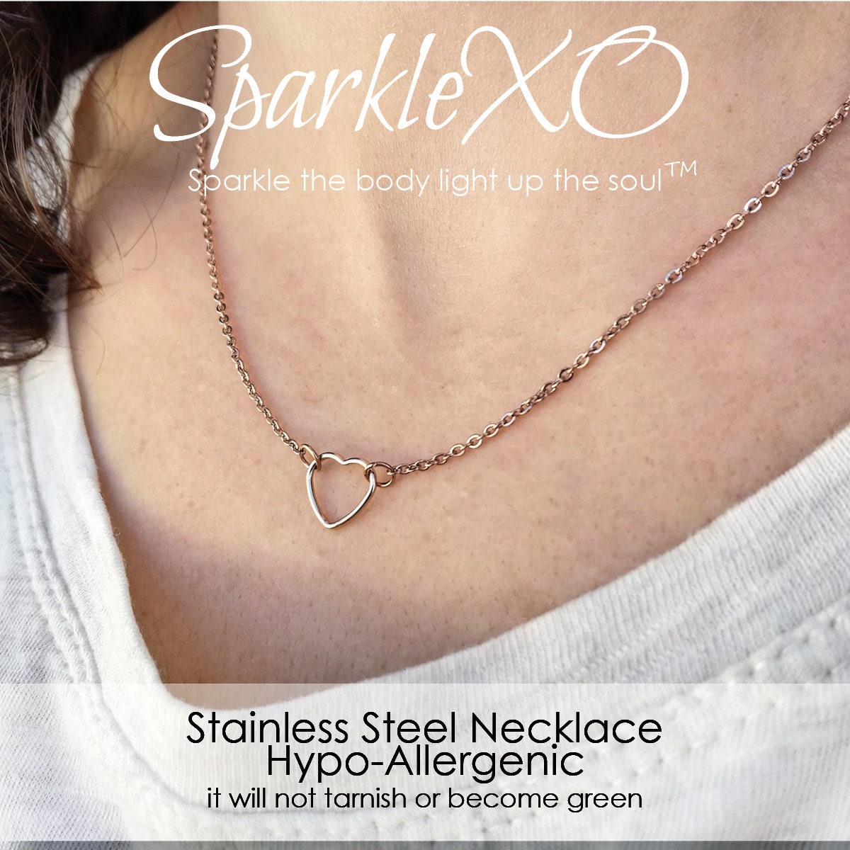 Mutter Tochter Halskette Tag Herz Mama Und Ich Schmuck Inspirierendes Geschenk Für Frauen von SparkleXOShop