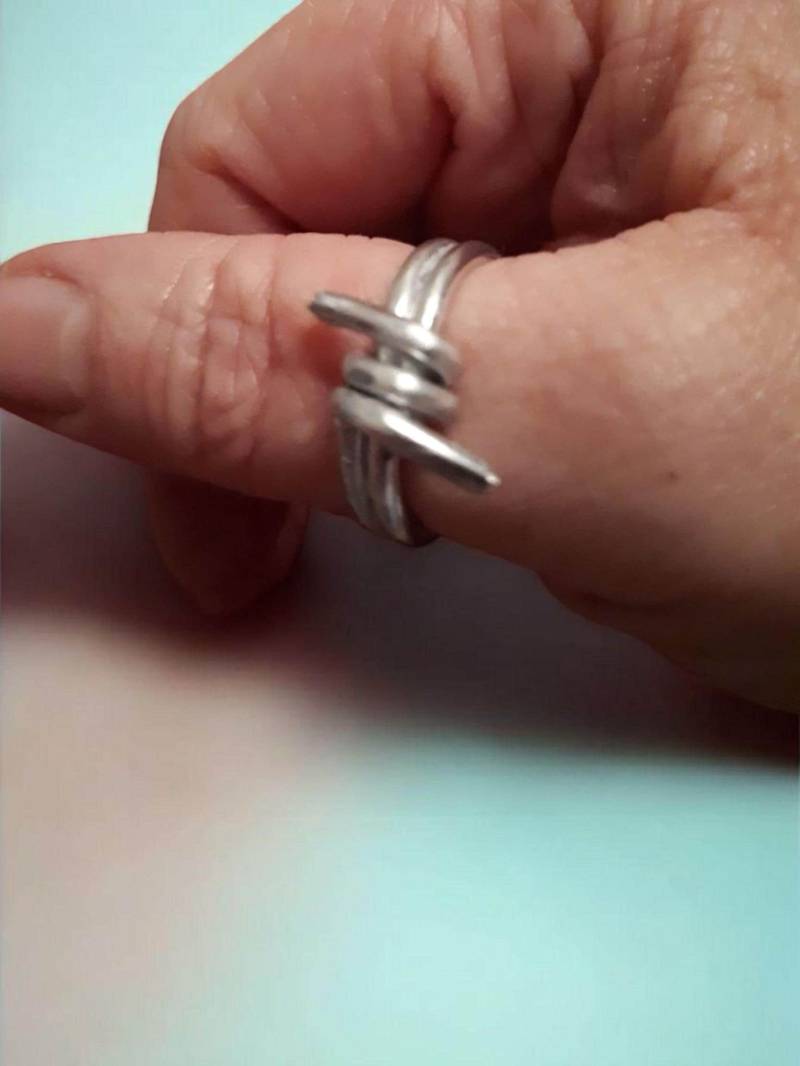 stacheldraht Ring von SparklesByBeverley