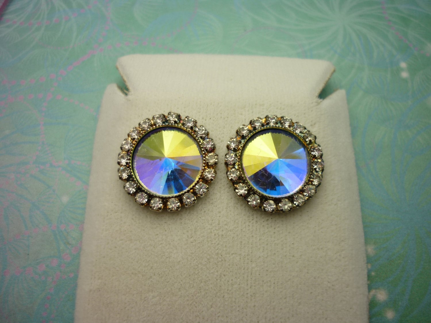 Vintage Kristall Ohrringe - Rivoli Kristalle Vintage Kristall Ohrringe - Rivoli Kristalle von SparklingDragonDesgn