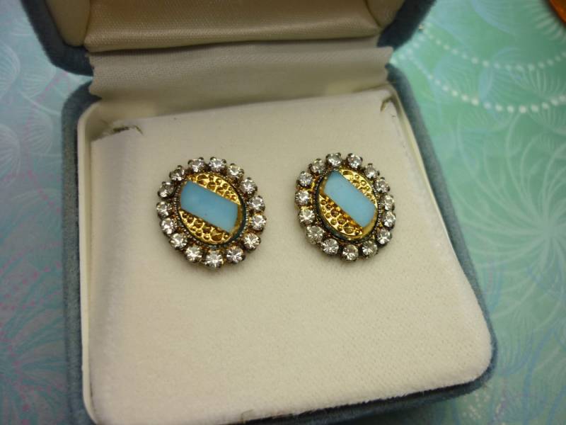 Vintage Kristall Ohrringe von SparklingDragonDesgn