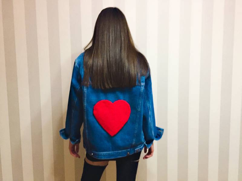 Valentinstag Herz Jacke Valentinstag Herz Jacke von SparklingPeople