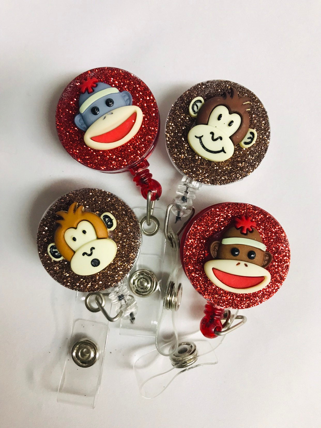 Affen-Business Einziehbare Badge Reel - Halter Für Id Und Namensschild Mit Gürtelclip Affen-Business Einziehbare Badge Reel - Halter Für Id Und Namensschild Mit Gürtelclip von Sparklingem