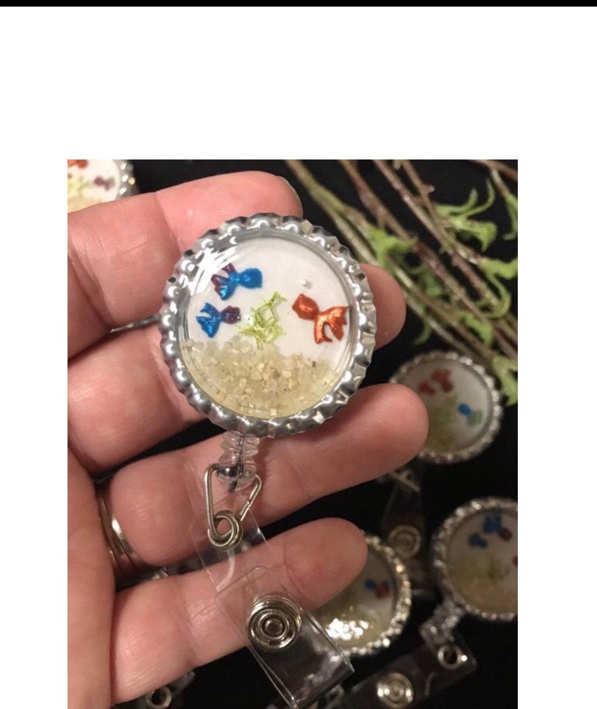 Fisch Tank Abzeichen Halter von Sparklingem