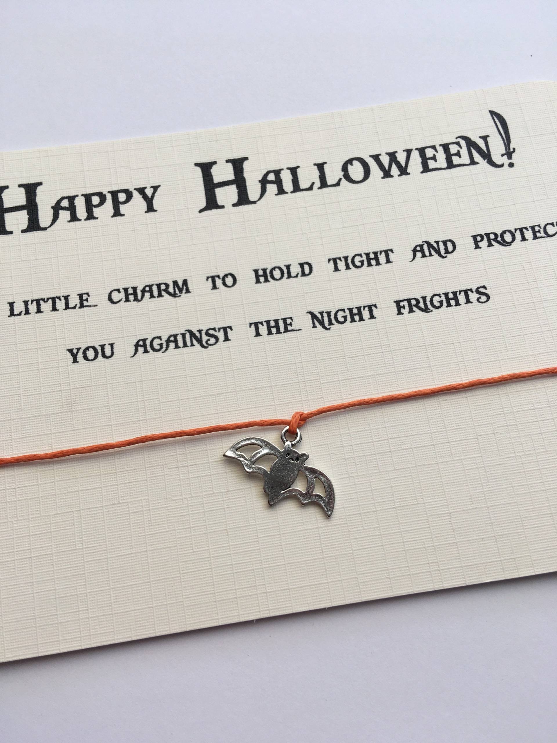 Halloween Bettelarmband, Geschenk, Leckerei, Leckerei Alternative, Halloween, Fledermaus Armband, Boo Korb Halloween Bettelarmband, Geschenk, Leckerei, Leckerei Alternative, Halloween, Fledermaus Armband, Boo Korb von Sparklydream
