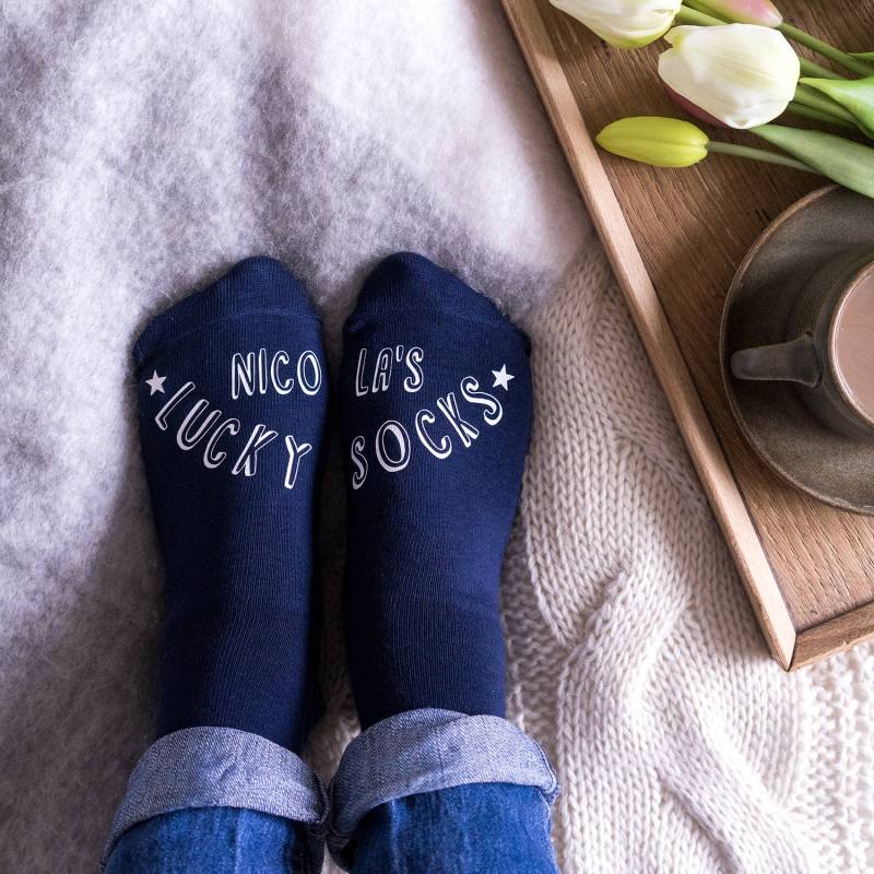 Glückssocken - Personalisierte Prüfungsgeschenk Neues Jobgeschenk Socken Für Frauen Sockengeschenk von SparksAndDaughters