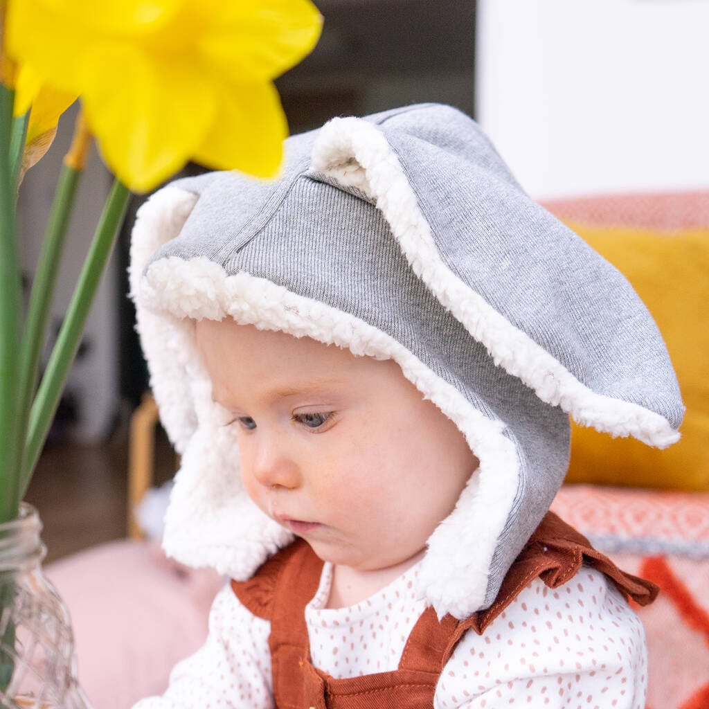 Hasenmütze - Mütze Mit Ohren Ostern Korbfüller Baby Ostergeschenk Hase Tiermütze Kinder Ostermütze von SparksAndDaughters