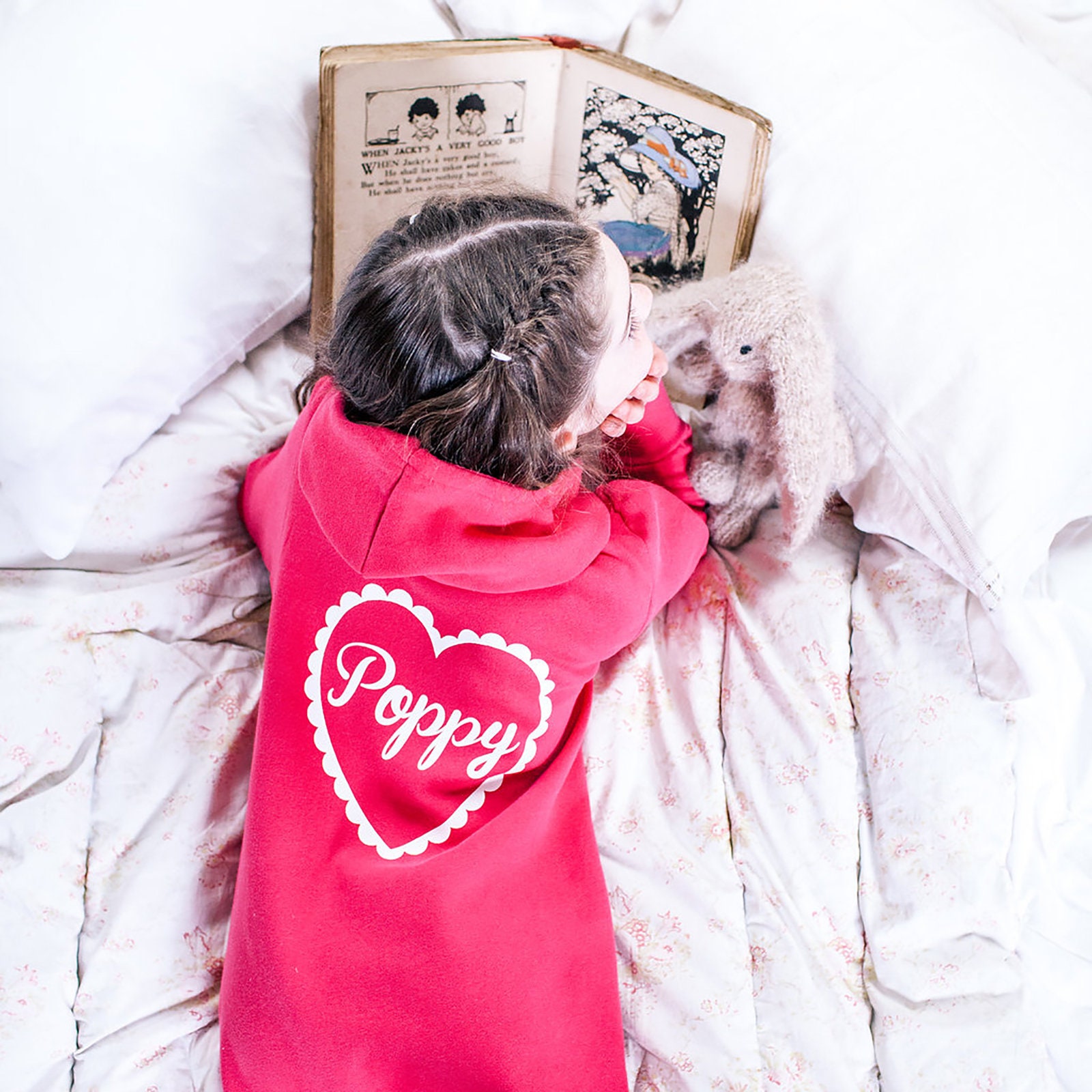 Mädchen Strampelanzug - Personalisierter Kinder Geschenk Für Herz Strampler Loungewear von SparksAndDaughters