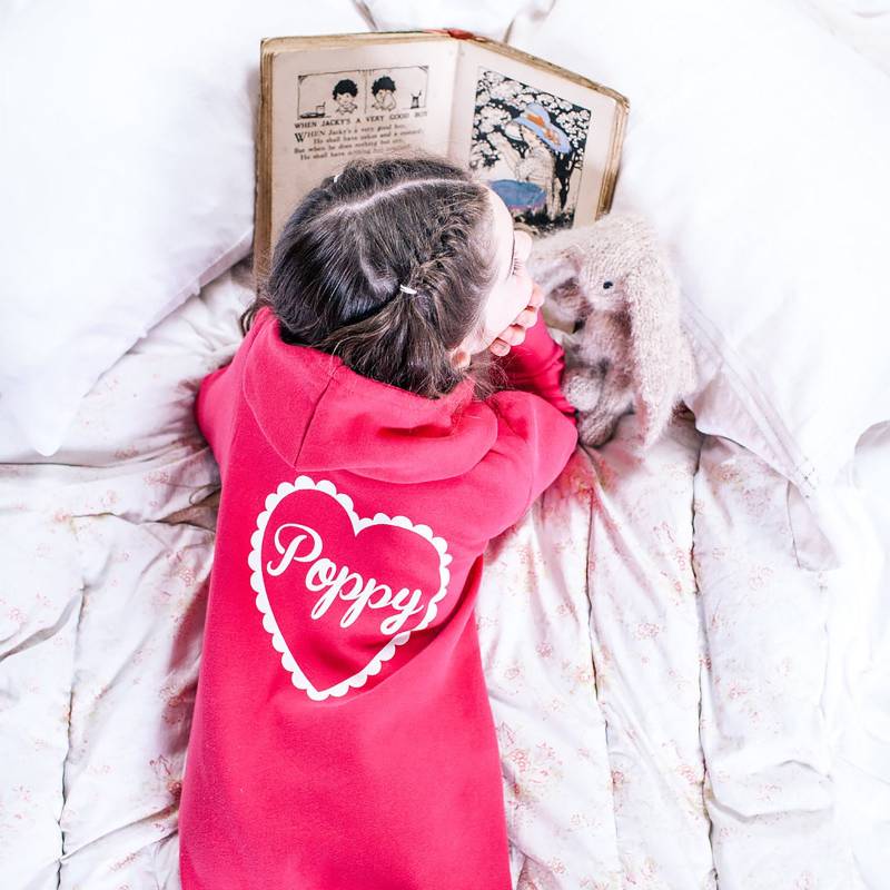 Mädchen Strampelanzug - Personalisierter Kinder Geschenk Für Herz Strampler Loungewear von SparksAndDaughters
