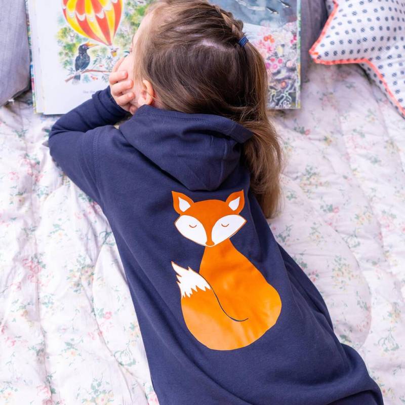 Wald Strampelanzug - Kinder Personalisierter Fuchs Kinder-Body Loungewear Jungen-Body von SparksAndDaughters