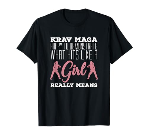 Krav Maga Mädchen Geschenk Krav Maga T-Shirt von Sparring Davidstern Krav Maga