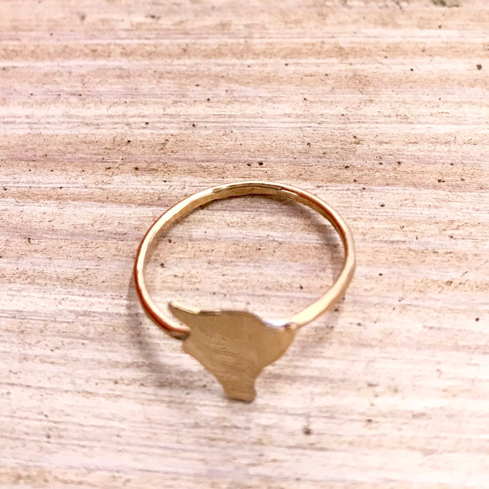 Big Island Von Hawaii Zierliche Insel Ring - Perfekte Geschenk Auf Sterling Silber Oder 14Kgf Big Island Von Hawaii Zierliche Insel Ring - Perfekte Geschenk Auf Sterling Silber Oder 14Kgf von SparrowSeas