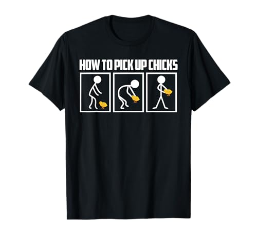 How to Pick Up Chicks Lustiger Geek Humor Herren Humor T-Shirt von Sparta Buy